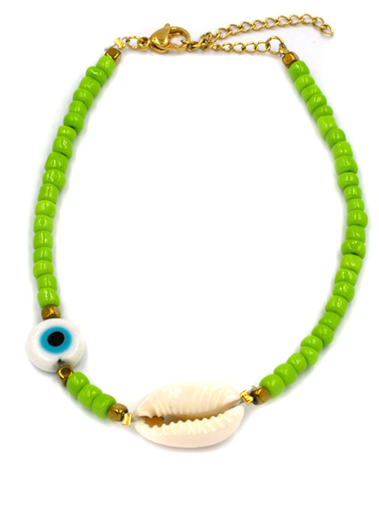 Βραχιόλι Ποδιού Awear Maui Green