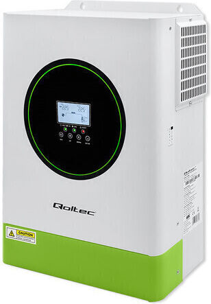 Qoltec Хибриден Мрежов Чиста Синусоидална Вълна Инвертор Мощност 6200W с Напрежение на Входа 48V Еднофазен 53866