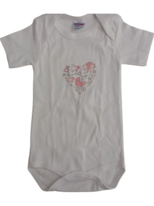 Fridel Petit Short-Sleeved White - Pink