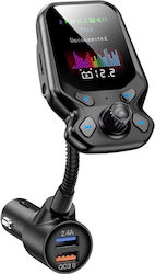 FM Transmitter Αυτοκινήτου με Bluetooth / USB / AUX