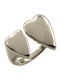 Ring Stainless Steel Hearts Awear Kimberley Silver