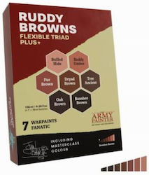 The Army Painter The - Warpaints Fanatic Ruddy Browns Triad Flexibil Plus+ (7 Culori) Ruddy Browns 18ml The Army Painter The - Warpaints Fanatic Ruddy Browns Triad Flexibil Plus+ (7 Culori) Ruddy Browns 18ml