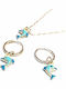 Amalfi Accessories Set mit Halskette & Ohrringe aus Silber