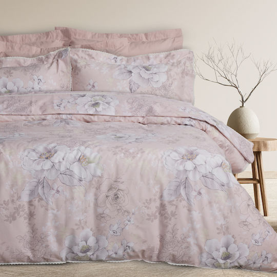 Das Home Queen 220x240cm Prestige 1711 Grey, Pink