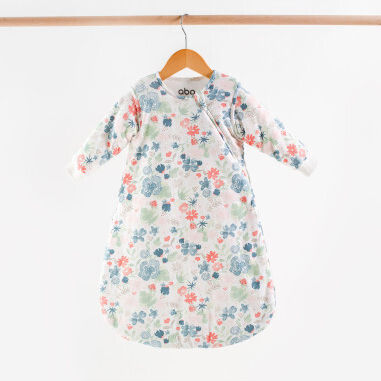 abo Winter Baby Sleeping Bag with Detachable Sleeves Flowers & Watermelon