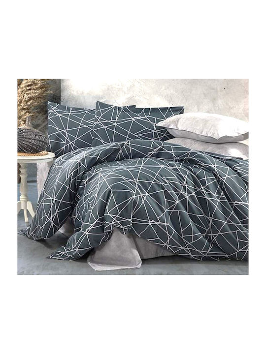 MayHome Duvet Cover Set Semi-double with Pillowcase 180x240 Geometric
