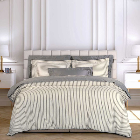 Greenwich Polo Club Set Queen 220x240 Essential Grey, White