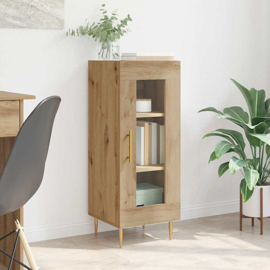 Living Room Cabinet Made of Particle Board Artisan Oak 34x34.5x90cm