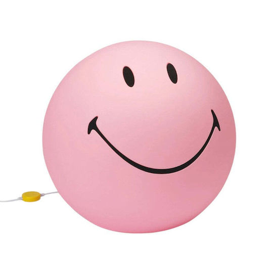 Mr Maria Lampă decorativă pentru copii Smiley Xl Roz