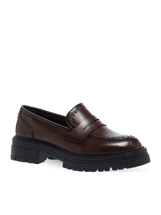 Parex Women's Moccasins in Brown Color