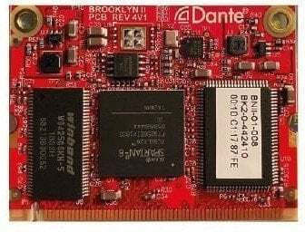 Synthesizer Internes Dante Modul Wing Behringer Aoip-da