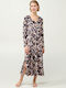 Vamp Feminin Rochie de Plajă Negru