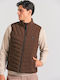 Ärmellos Jacke Puffer Braun