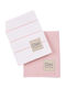 Das Home Hand Towel 0828 30x50cm 0828 Pink White 2 Pieces