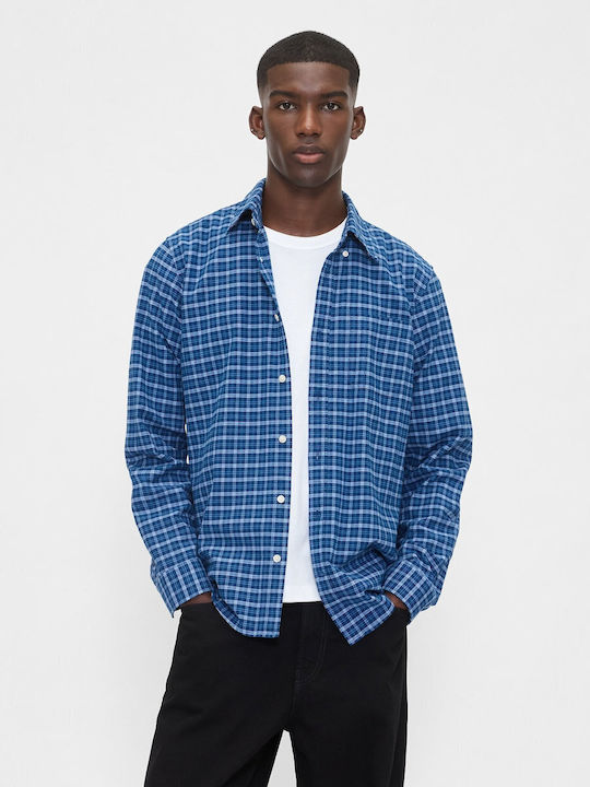 GAP Langärmlig Hemd Geprüft Blue