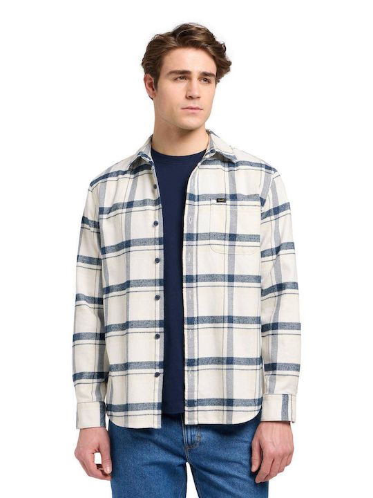 Lee Long-sleeved Cotton Shirt Graphite