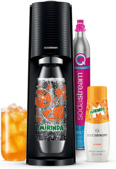 Sodastream Terra Black Megapack Mirinda Soda Maker Device