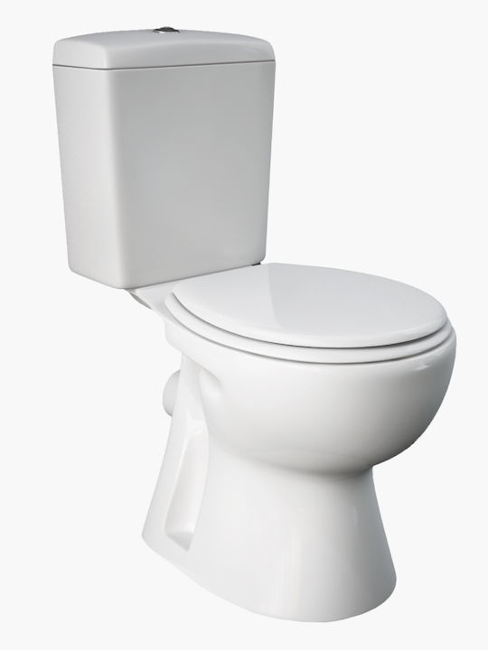Biojet Floor-Standing Toilet with Flush White