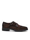 Men's Leather Monk Shoes Brown
