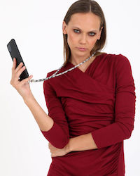 Lănțișor Pentru Telefon Argintiu Animal Print 81863