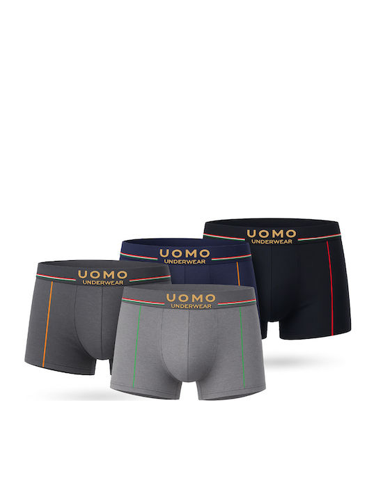 Ανδρικά Μποξεράκια Πολύχρωμα 4Pack