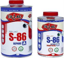 ER-LAC Ριπολίνη Πολυουρεθανικό 1.5lt Λευκό Ματ
