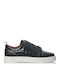 Croco Sneakers Black