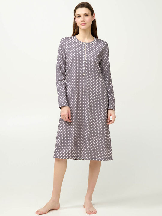 Vamp Winter Women's Nightdress Smoky Iron