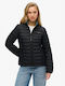 Women's Puffer Jacket for Winter Black