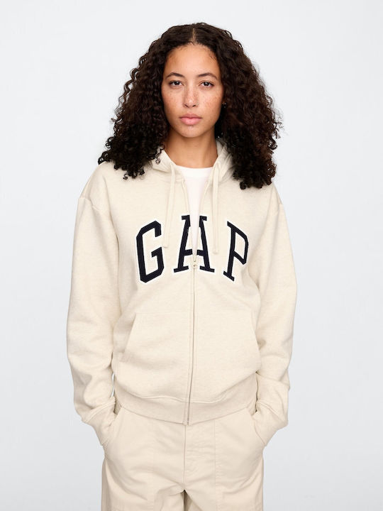 GAP Дамска Суитшърт Жакет Худи Oatmeal Heather