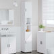 vidaXL Bathroom Cabinet L30xW35xH192cm White