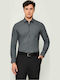 Kenno Long-sleeved Cotton Shirt Black