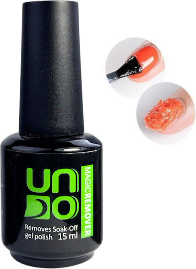 Uno Magic Îndepărtător De Oje Pentru Unghii Înmuiați 15ml 1τμχ