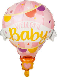 Metalized Foil Balloon Flippy Mini Figurines Hot Air Balloon Model Girl Welcome Baby Theme 80x62 Cm Individual Packaging Straw Included Inflate Air Helium Pink Metalized Foil Balloon Flippy Mini Figurines Hot Air Balloon Model Girl Welcome Baby Theme 80x62 Cm Individual Packaging Straw Included Inflate Air Helium Pink