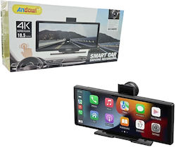 Andowl Камера за Автомобил 10.5" 4K Сензорен Екран Запис на Шофиране Q-ca600 Car Camera Touchscreen Driving Recorder