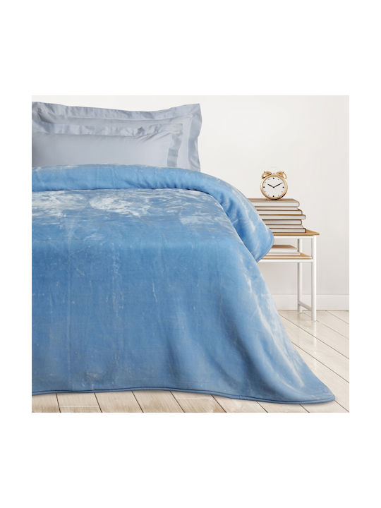 Das Home Blanket Velvet 0291 Baby Blue 160x220cm