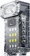 Solarleuchte Ampel 5W 500lm mit Rot Licht IP44 8cmx4.2cmcm