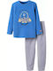 Zippy Παιδική Πιτζάμα Χειμωνιάτικη Fleece Μπλε