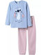 Zippy Παιδική Πιτζάμα Χειμωνιάτικη Fleece Ανοιχτό Μπλε