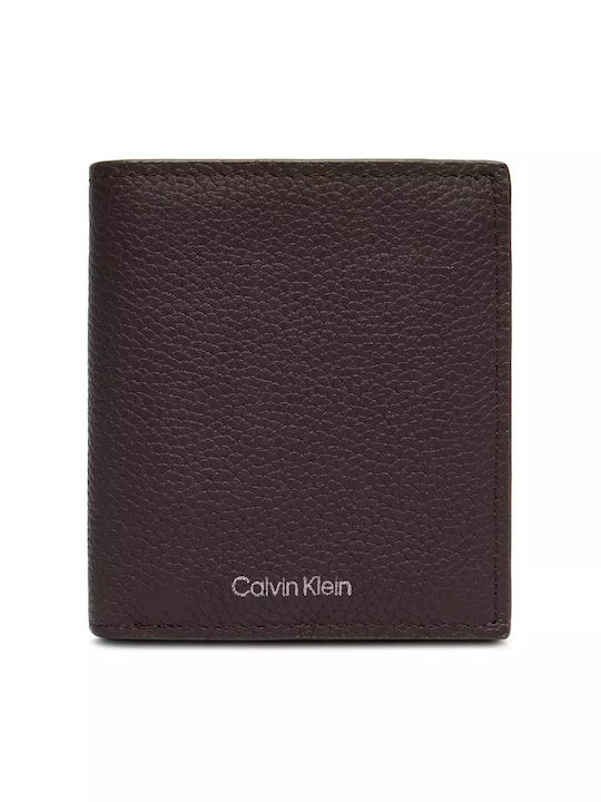 Calvin Klein Trifold Men's Wallet Cards Brown