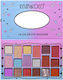 Palete Machiaj Kevin Coco Roz Albastru Fard de Pleoape 18 Culori 19.3 X 12 X 1.4 Cm