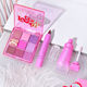 Set Machiaj 3 Produse Kevin Coco Roz Ice Star 9 Culori 15.5 X 13 X 3.4 Cm