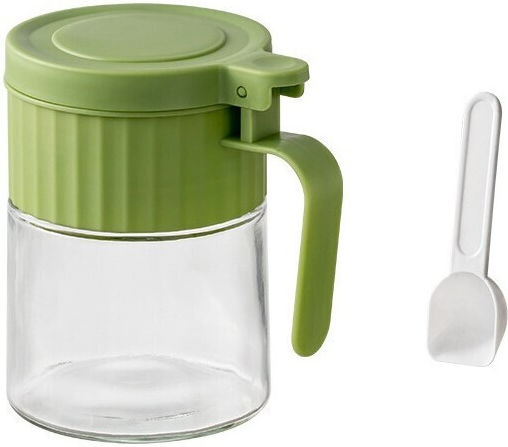 Glas Lebensmittelglas mit Deckel Grünes 180ml