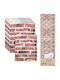 Panouri Decorative 3d Spumă Autoadeziv Roșu 35x38cm 10 Bucăți