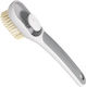 Perie Multifuncțională 2 În 1 Flippy Perie Deasă Perie Din Piele De Căprioară Recipient Pentru Lichid Mâner Lung 20.1 X 4.3 X 5 Cm Gri