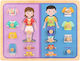 Wooden Kids Peg Puzzle for 3+ years+ Years 18pcs