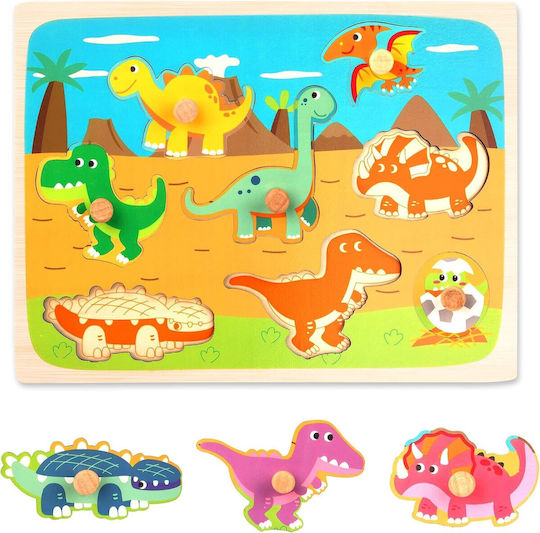 Wooden Kids Peg Puzzle for 3+ years+ Years 8pcs