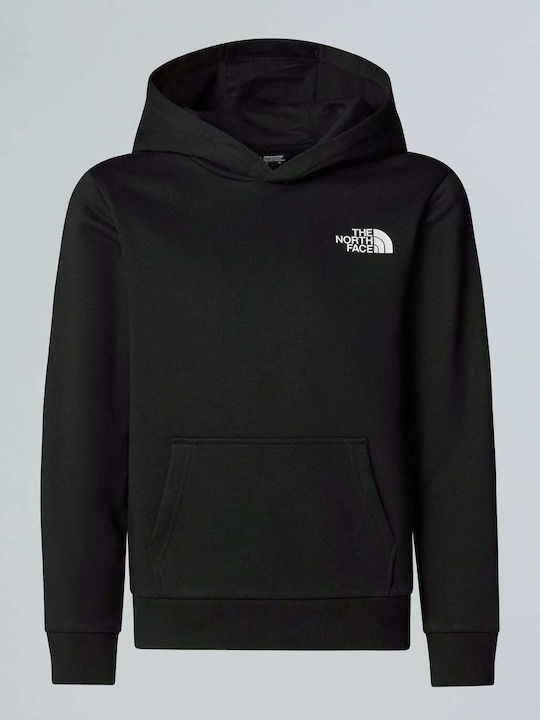The North Face Παιδικό Φούτερ με Κουκούλα Μαύρο