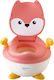 Potty Bowl with Lid Pink