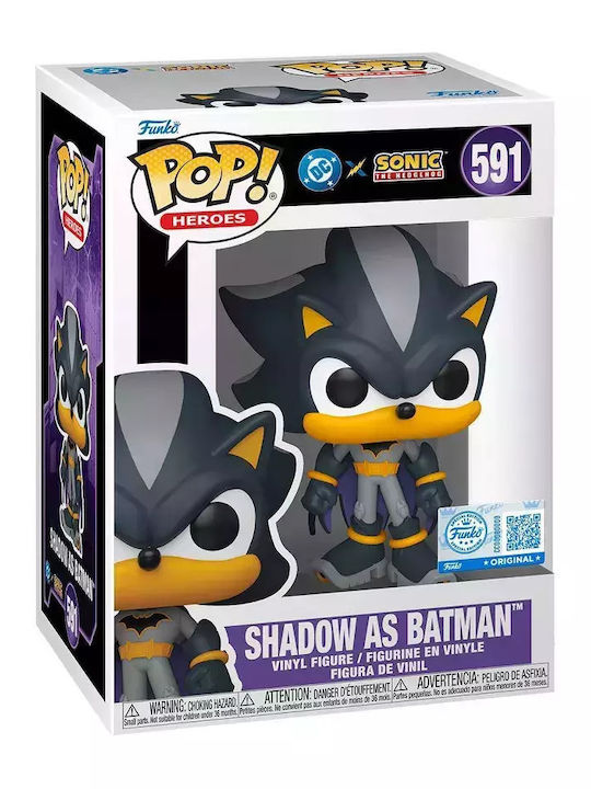 Funko Pop! Heroes: Sonic - Shadow As Batman 591 Special Edition